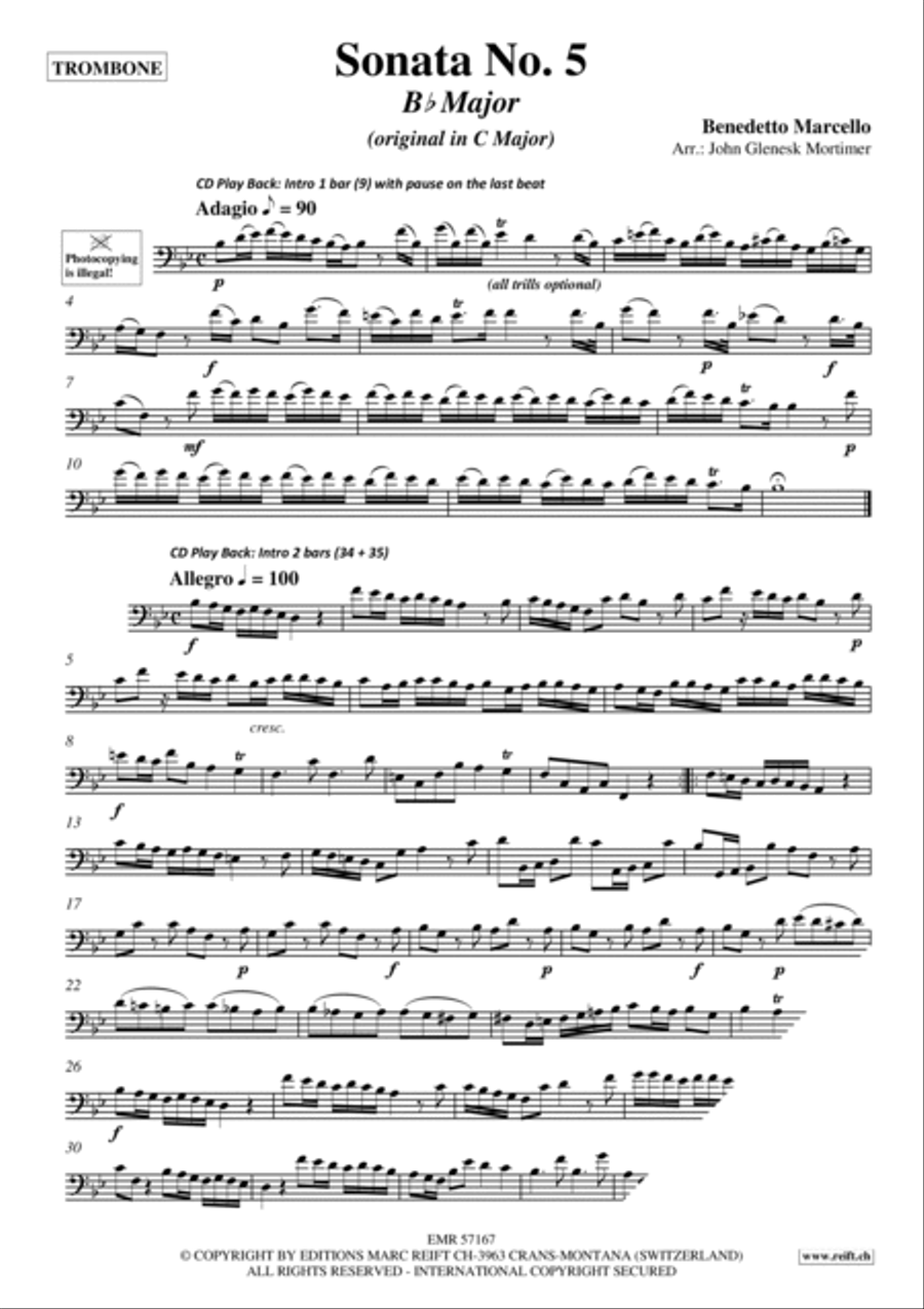 Sonata No. 5 Organ scores gallery preview page 3
