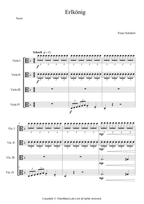 Erlkonig Op. 1 (D. 328) in Dm