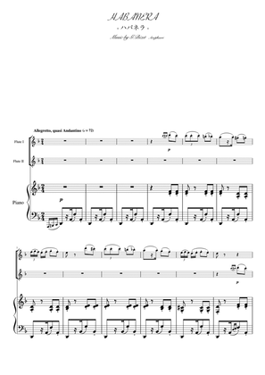 "Habanera" pianotrio ,fluteduet