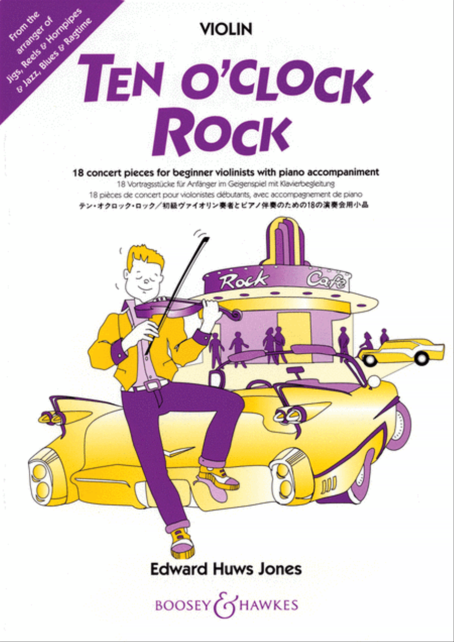 Ten O'Clock Rock by Edward Huws Jones Violin Solo - Sheet Music