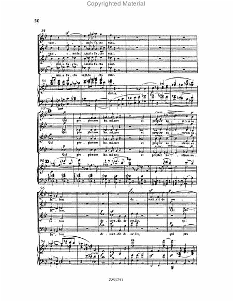 Missa Solemnis, Op.123 Choir scores gallery preview page 50