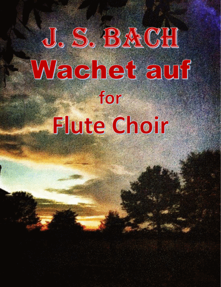 Bach: Wachet auf for Flute Choir image number null