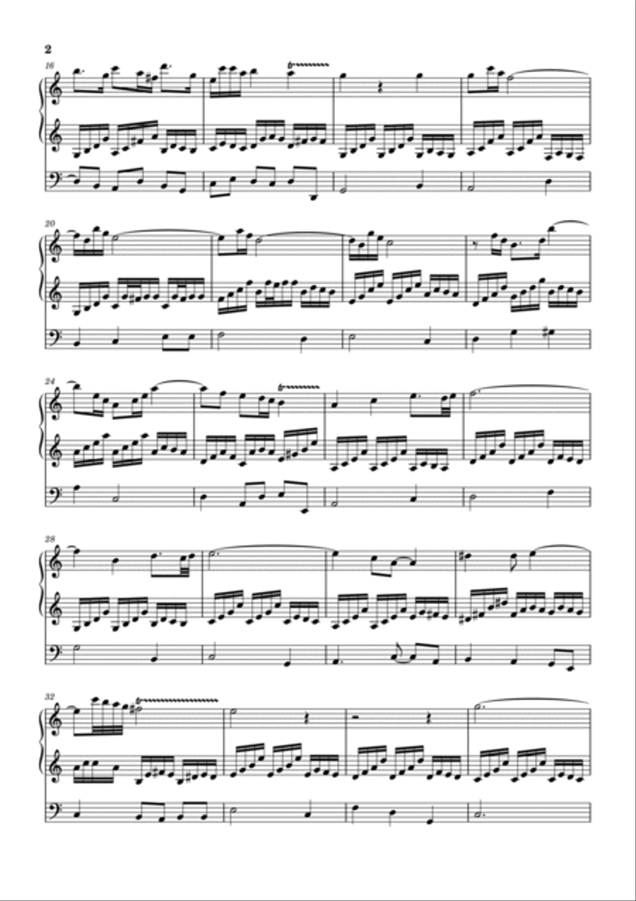 Adigo from oboe concert op 9 Albinoni Oboe scores gallery preview page 2