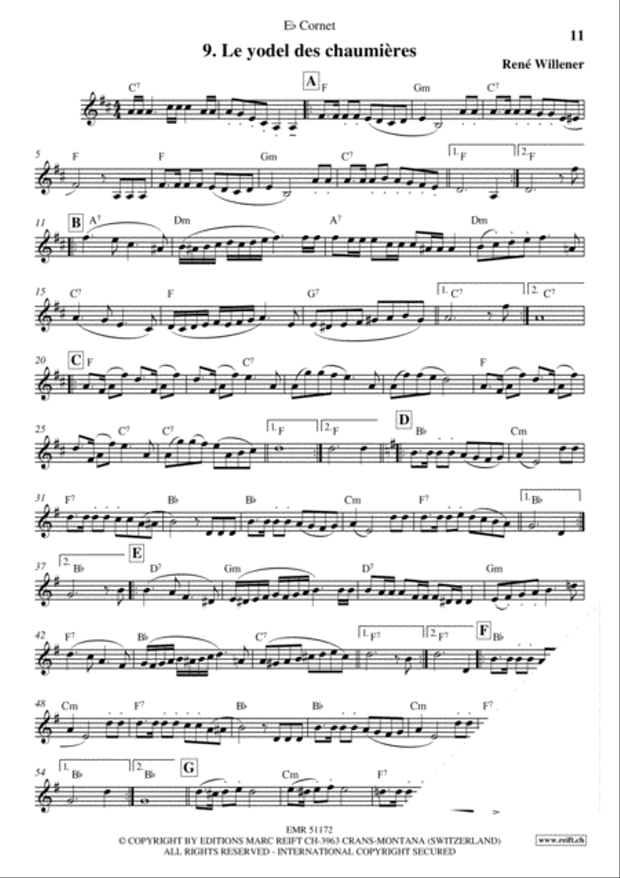 La Fete au Chalet Volume 4 Cornet scores gallery preview page 11