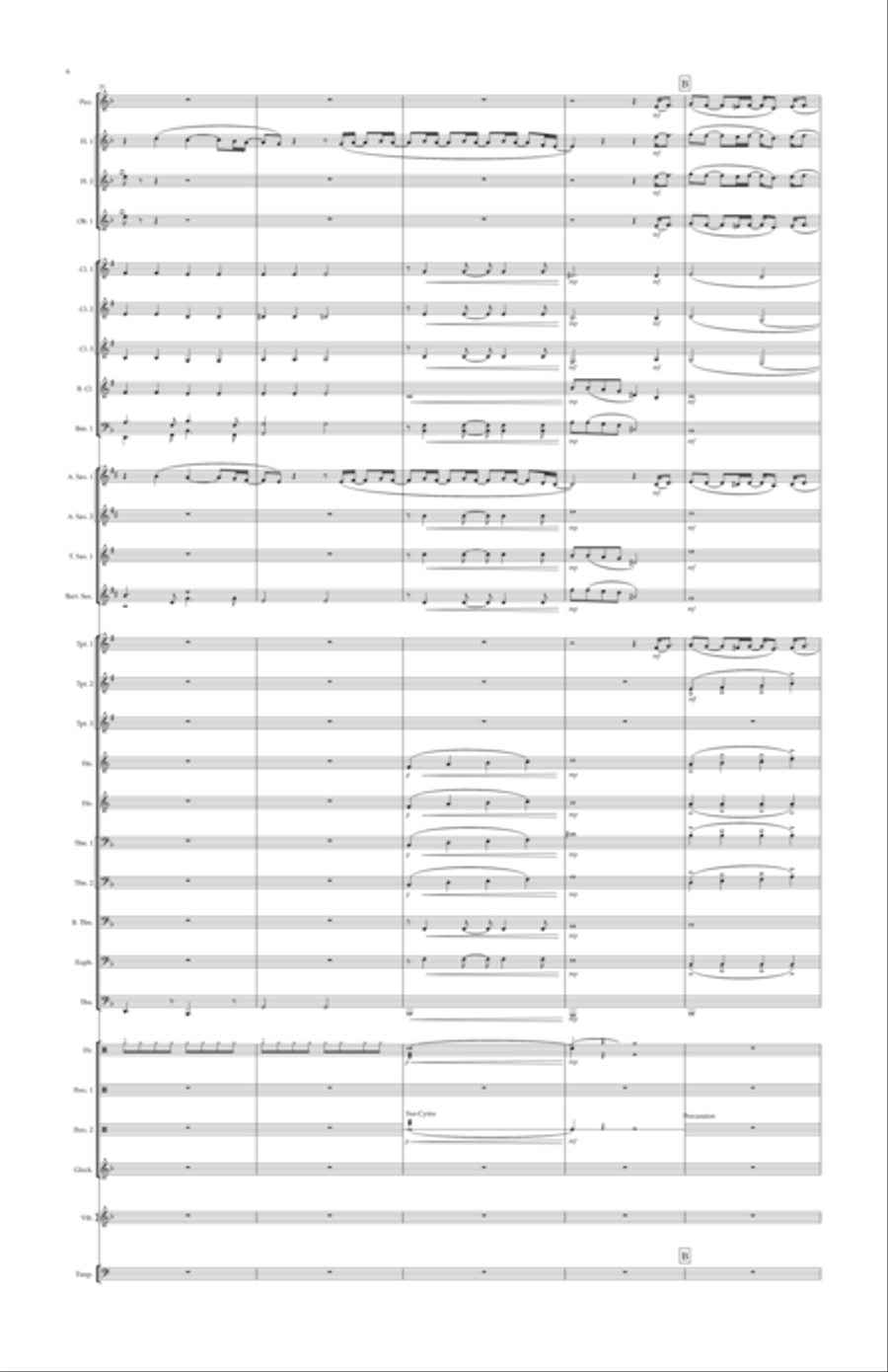 No Time To Die Concert Band scores gallery preview page 6