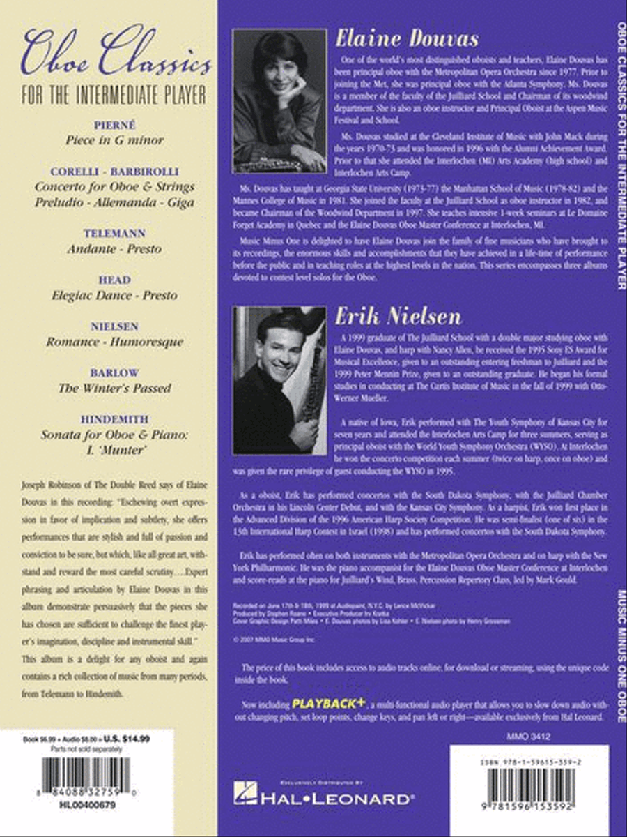 Oboe Classics for the Intermediate Player - Music Minus One Oboe Solo scores gallery preview page 7