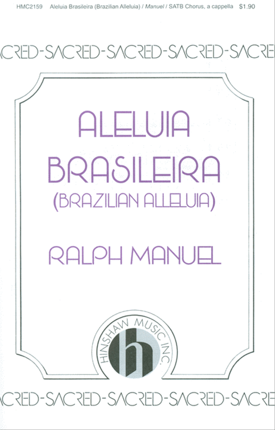 Brazilian Alleluia (Aleliua Braseleira) 4-Part scores gallery preview page 1