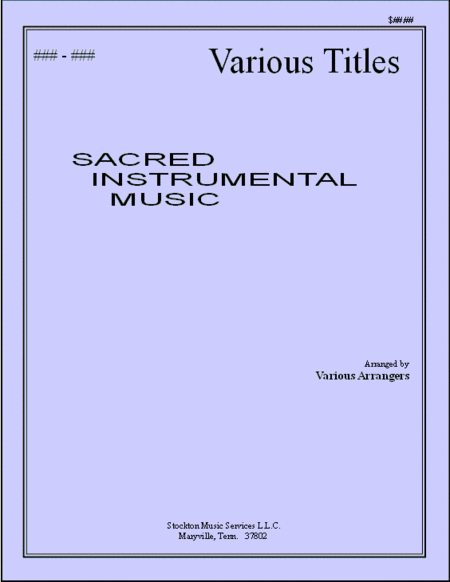 Sacred Brass Quartets - Junior Collection