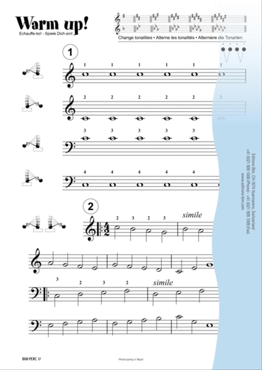 Beginning with 4 Mallets Marimba scores gallery preview page 2