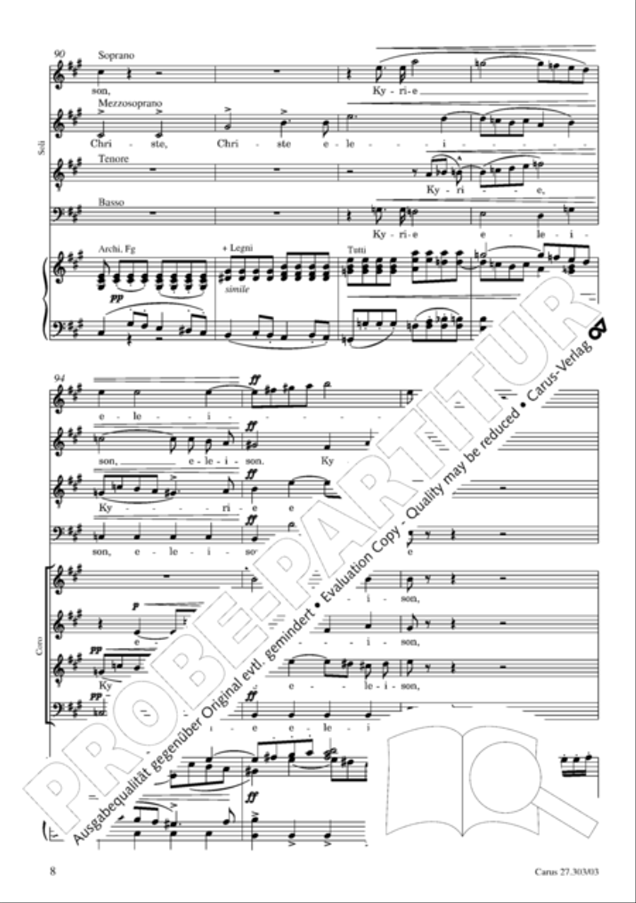 Messa da Requiem 4-Part scores gallery preview page 9