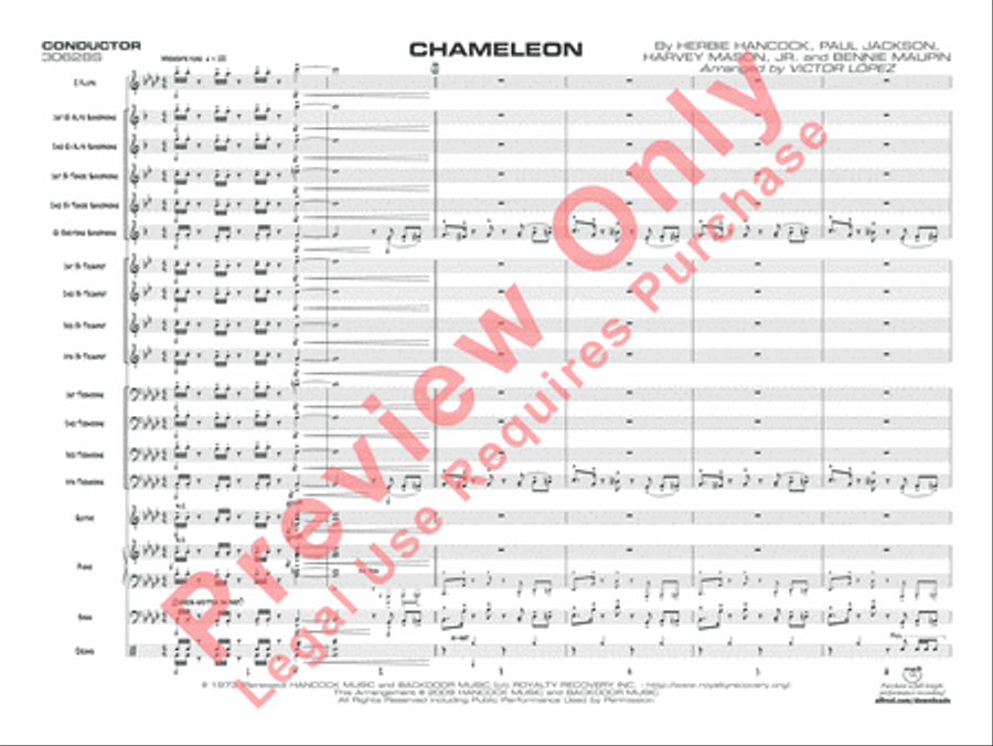 Chameleon Jazz Ensemble scores gallery preview page 4