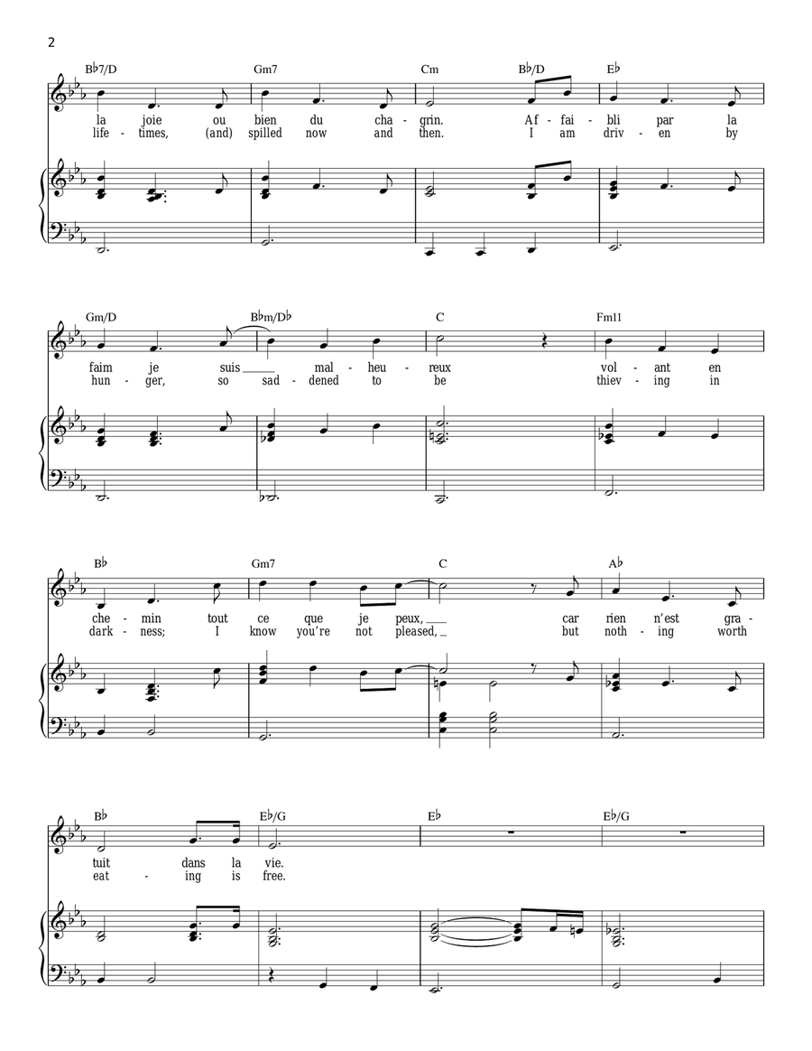 Le Festin (from Ratatouille) Voice scores gallery preview page 2