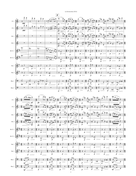La Serenissima (2013) for ten wind instruments 