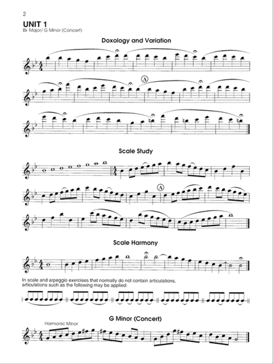 The Artistry of Fundamentals for Band Concert Band Methods scores gallery preview page 3