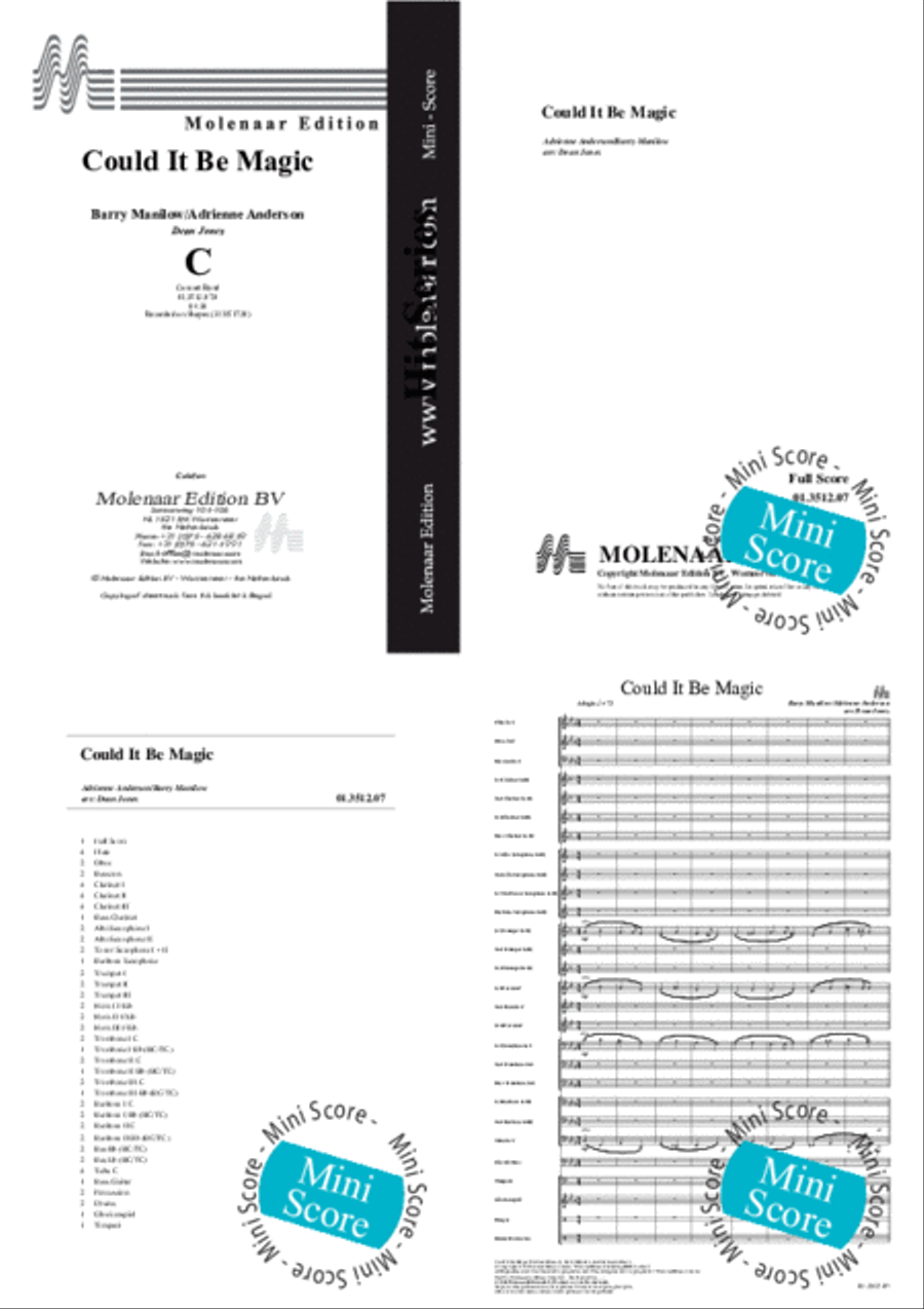 Could It Be Magic Concert Band scores gallery preview page 2
