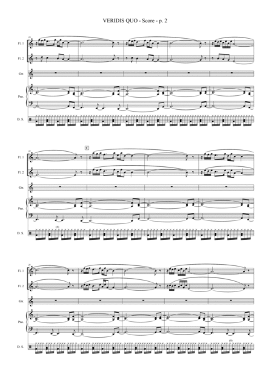 Veridis Quo Small Ensemble scores gallery preview page 2