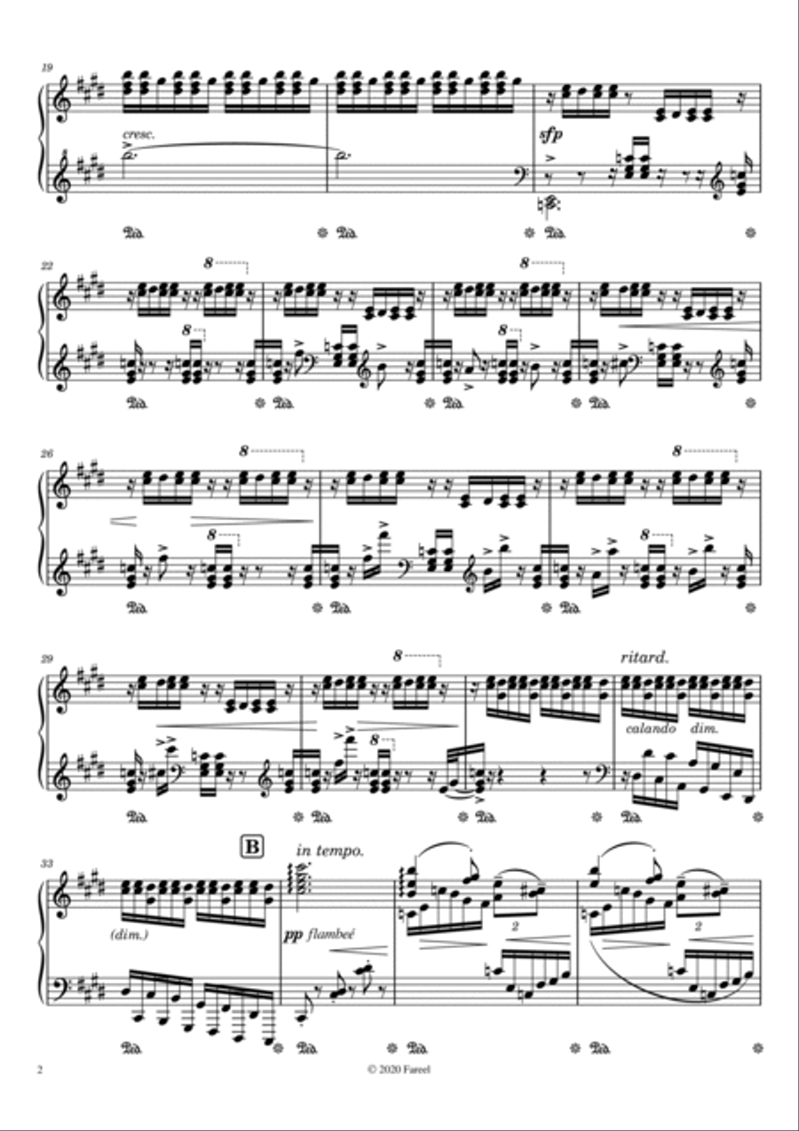 Tableaux Du Jour : I.Nuit étoilée Piano Solo scores gallery preview page 2