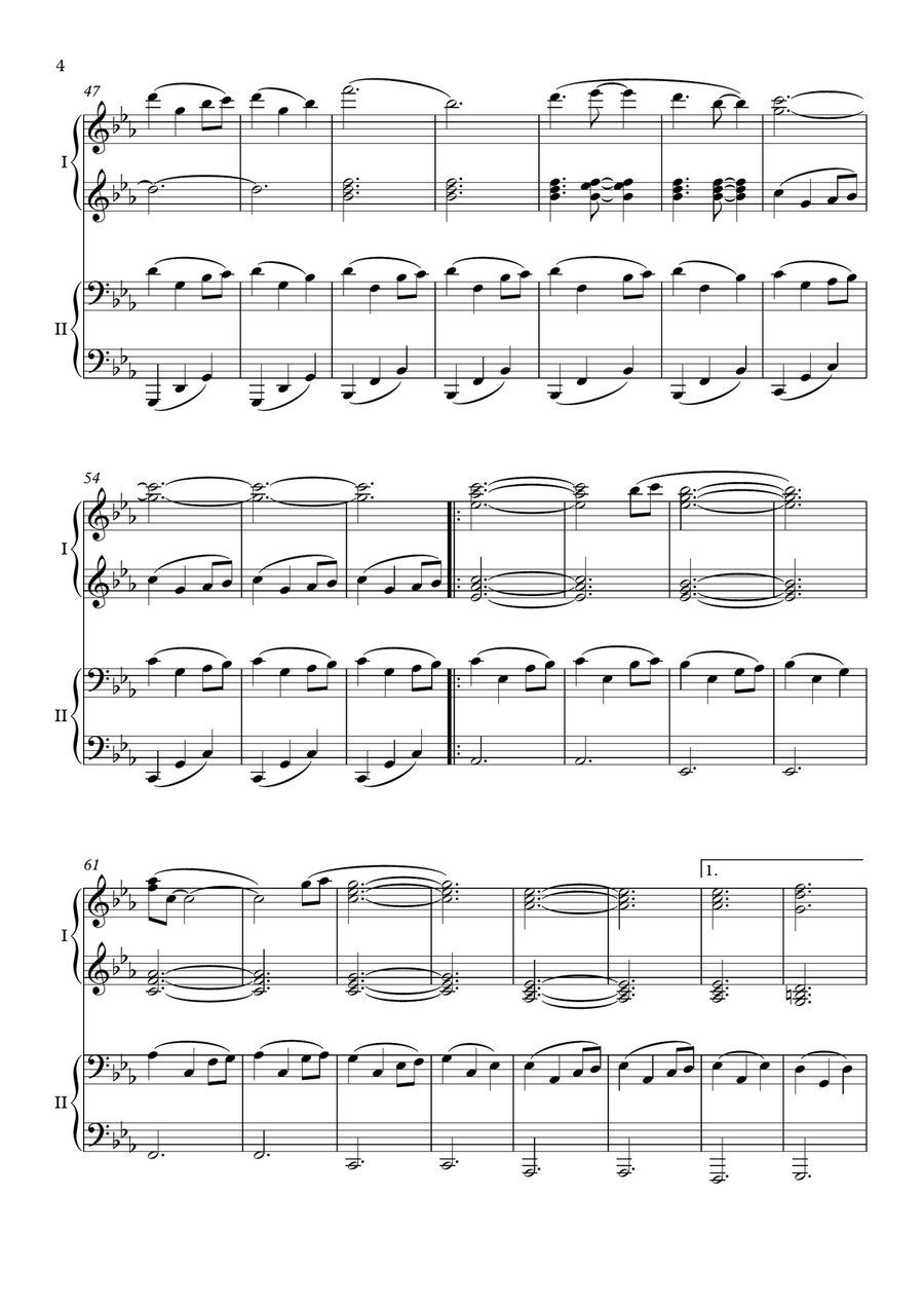 Game Of Thrones 1 Piano, 4-Hands scores gallery preview page 4