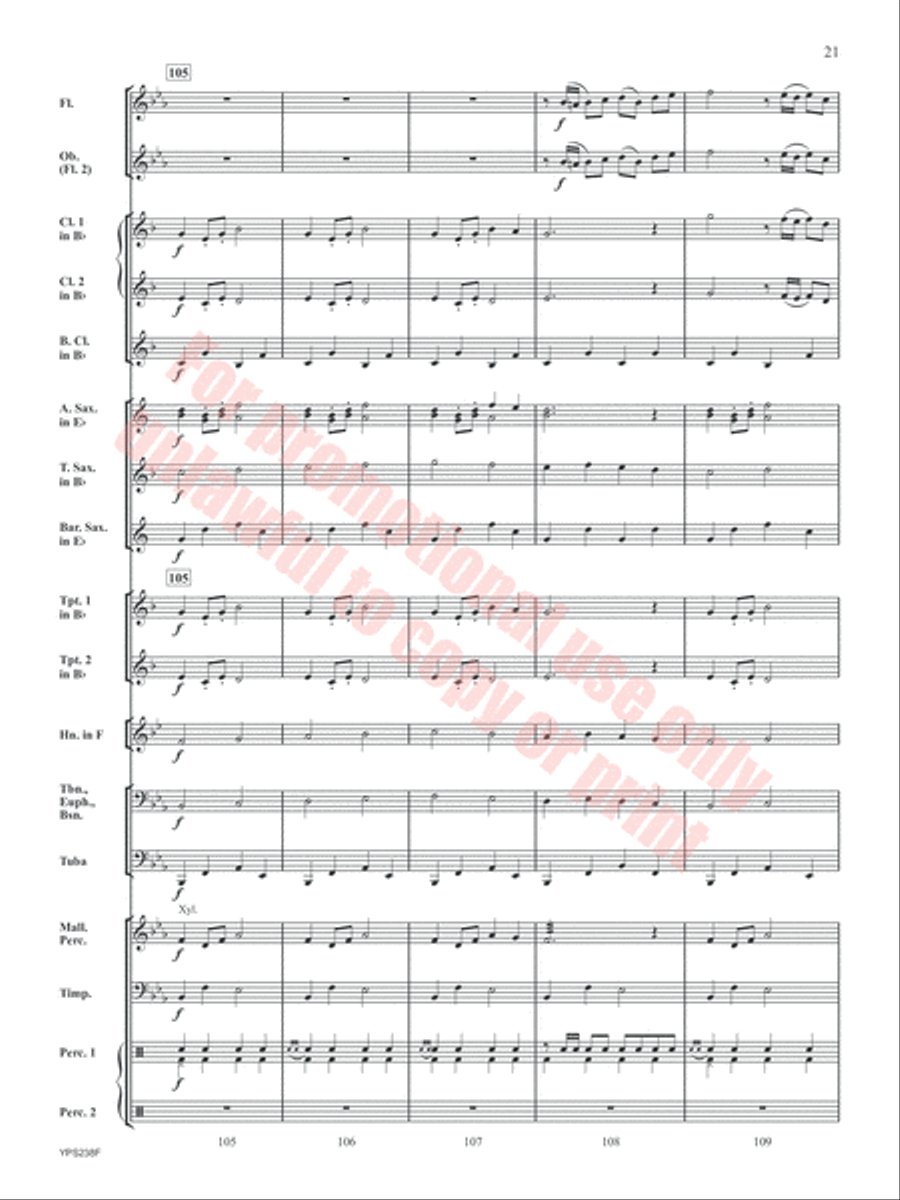 Rugby Heritage Concert Band scores gallery preview page 21