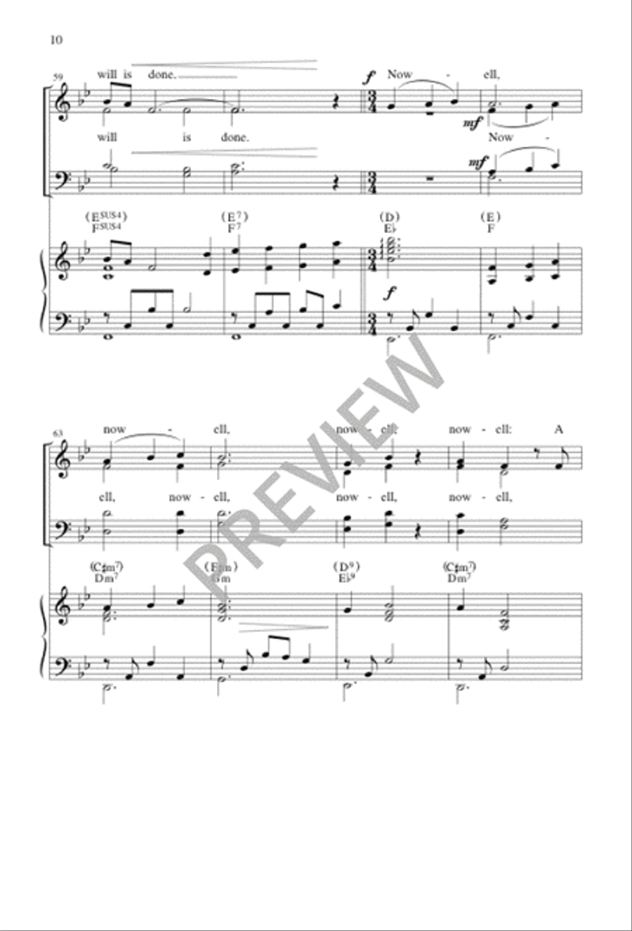 Nowell, Nowell Nowell, Nowell 4-Part scores gallery preview page 10