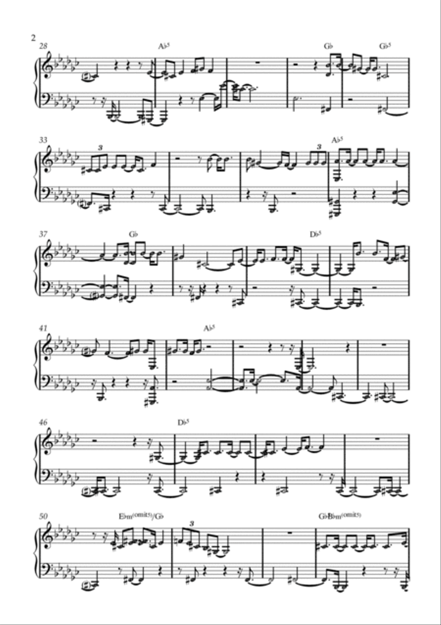 Raise A Hallelujah Easy Piano scores gallery preview page 2