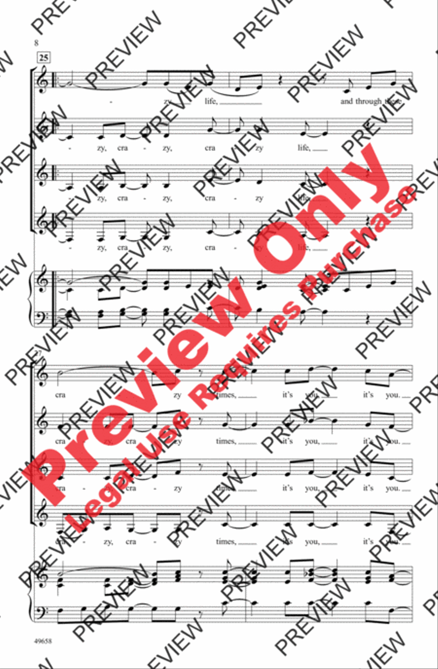 Everything A Cappella scores gallery preview page 8
