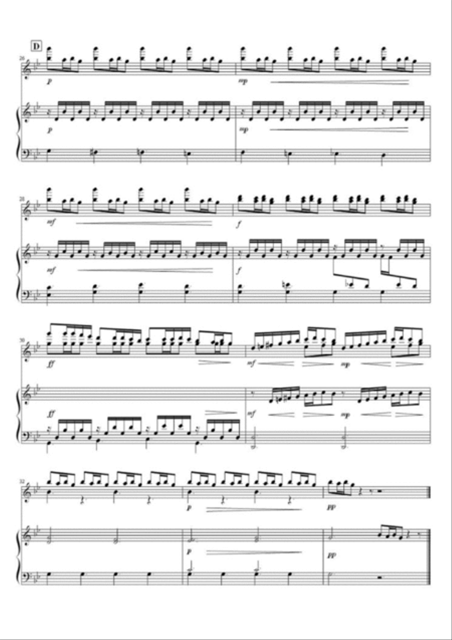 Carol of the Bells Percussion scores gallery preview page 6