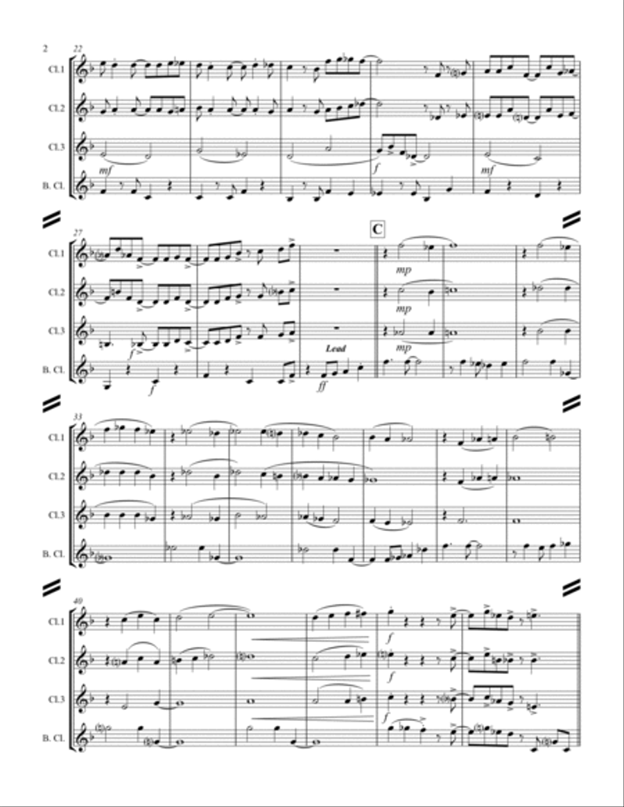 Come Fly With Me Come Fly With Me Woodwind Ensemble scores gallery preview page 3