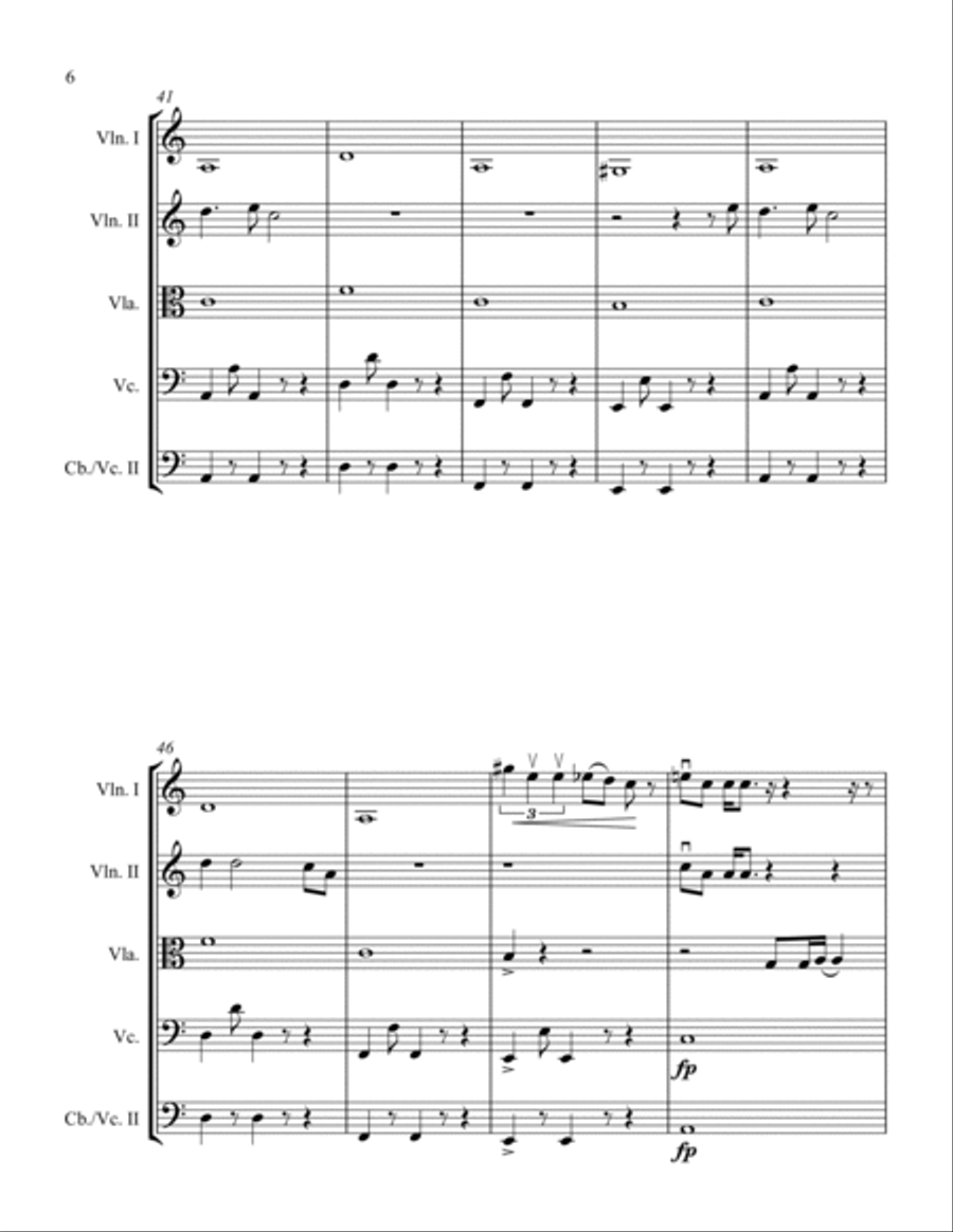 Sweet Dreams (are Made Of This) Cello scores gallery preview page 6