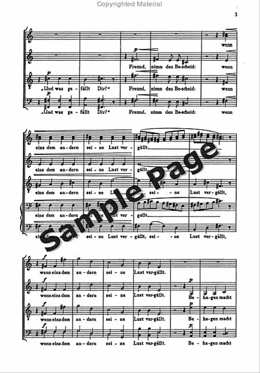 Italienisches Liederbuch 2 Ssatbb 4-Part scores gallery preview page 4
