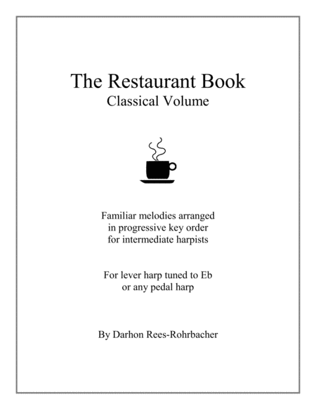 The Restaurant Book - Classical Volume