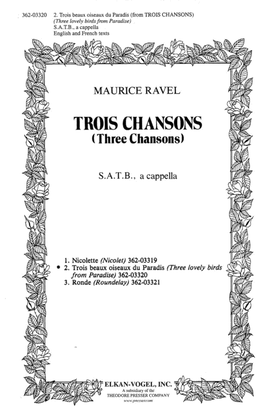 Book cover for Trois Chansons