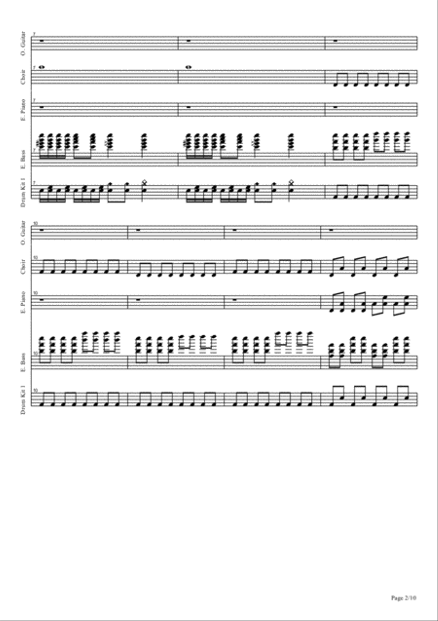 Suck out the Evil Concert Band scores gallery preview page 2