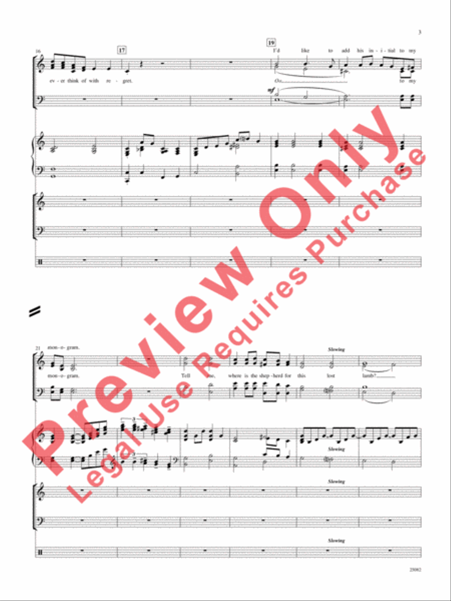Someone to Watch Over Me Choir scores gallery preview page 4