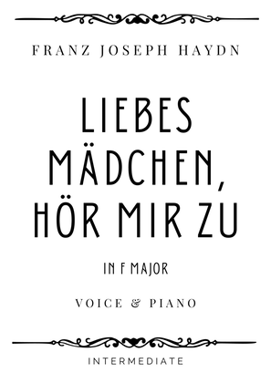 Haydn - Liebes Mädchen, hör mir zu in F Major - Intermediate