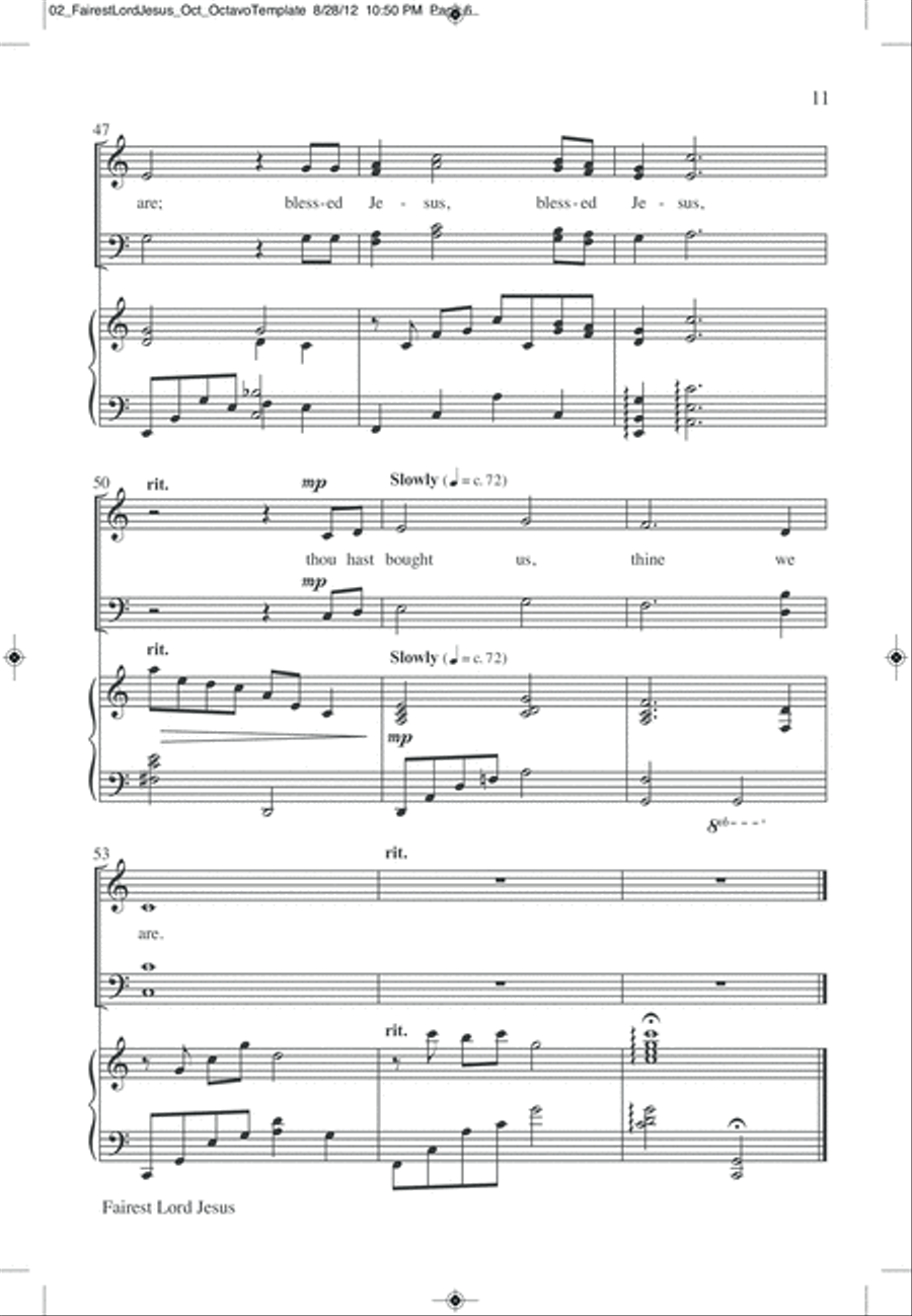 I Am the Lord of the Dance 4-Part scores gallery preview page 15