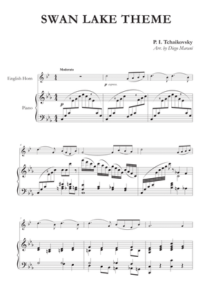 Swan Lake Theme for English Horn and Piano