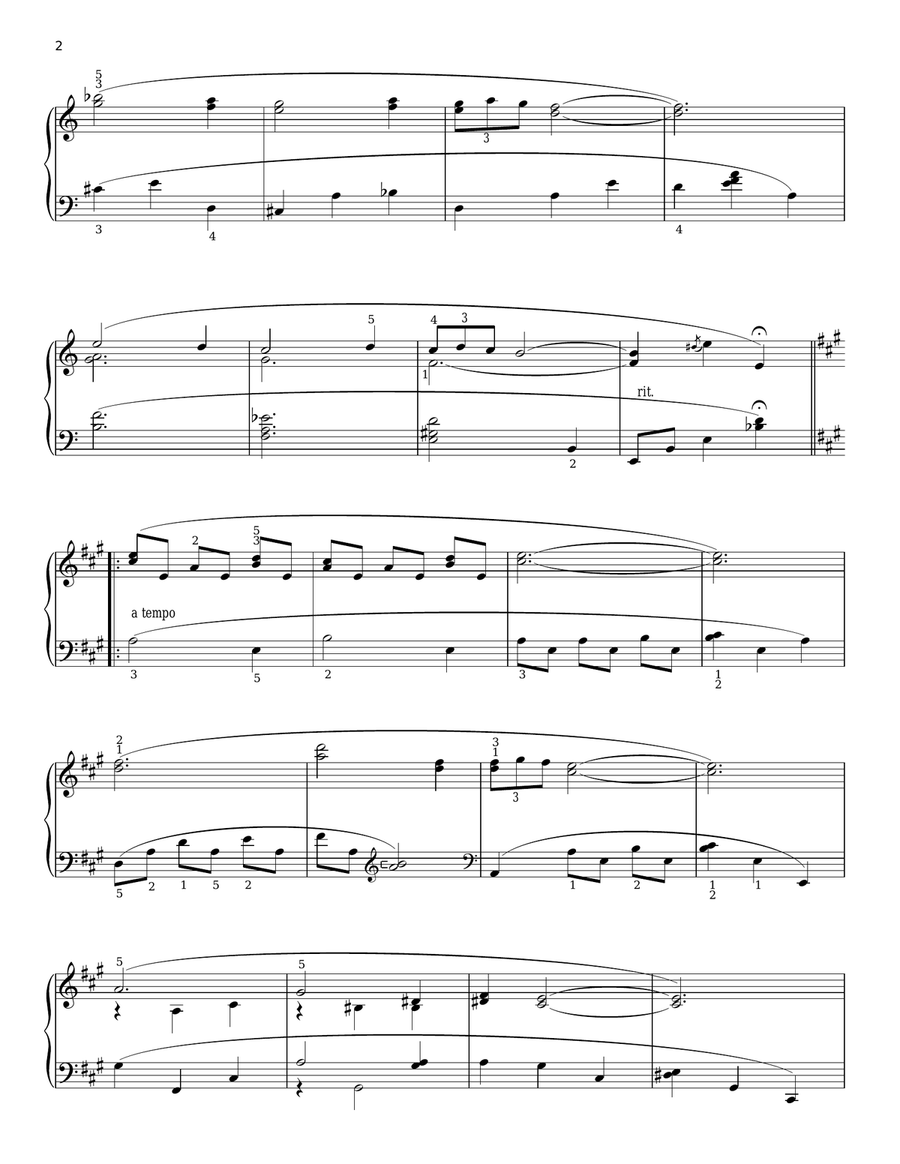 Recuerdos de la Alhambra (arr. Lee Evans) Piano Solo scores gallery preview page 2