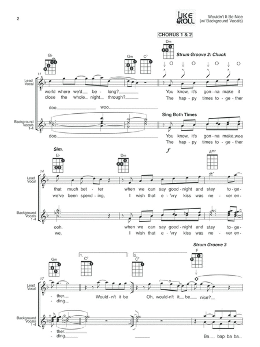 Wouldn't It Be Nice Wouldn't It Be Nice High Voice scores gallery preview page 2
