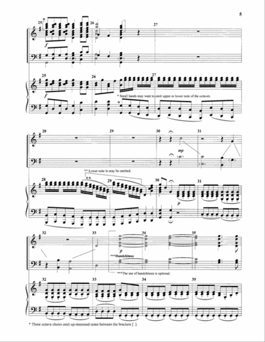 Glory to God in the Highest 4-Octaves scores gallery preview page 12