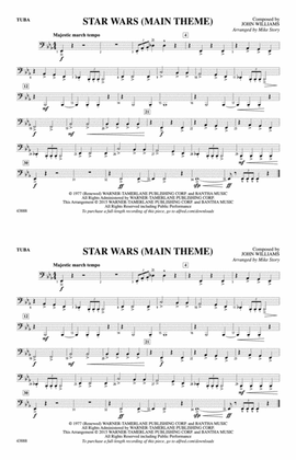 Book cover for Star Wars (Main Theme): Tuba