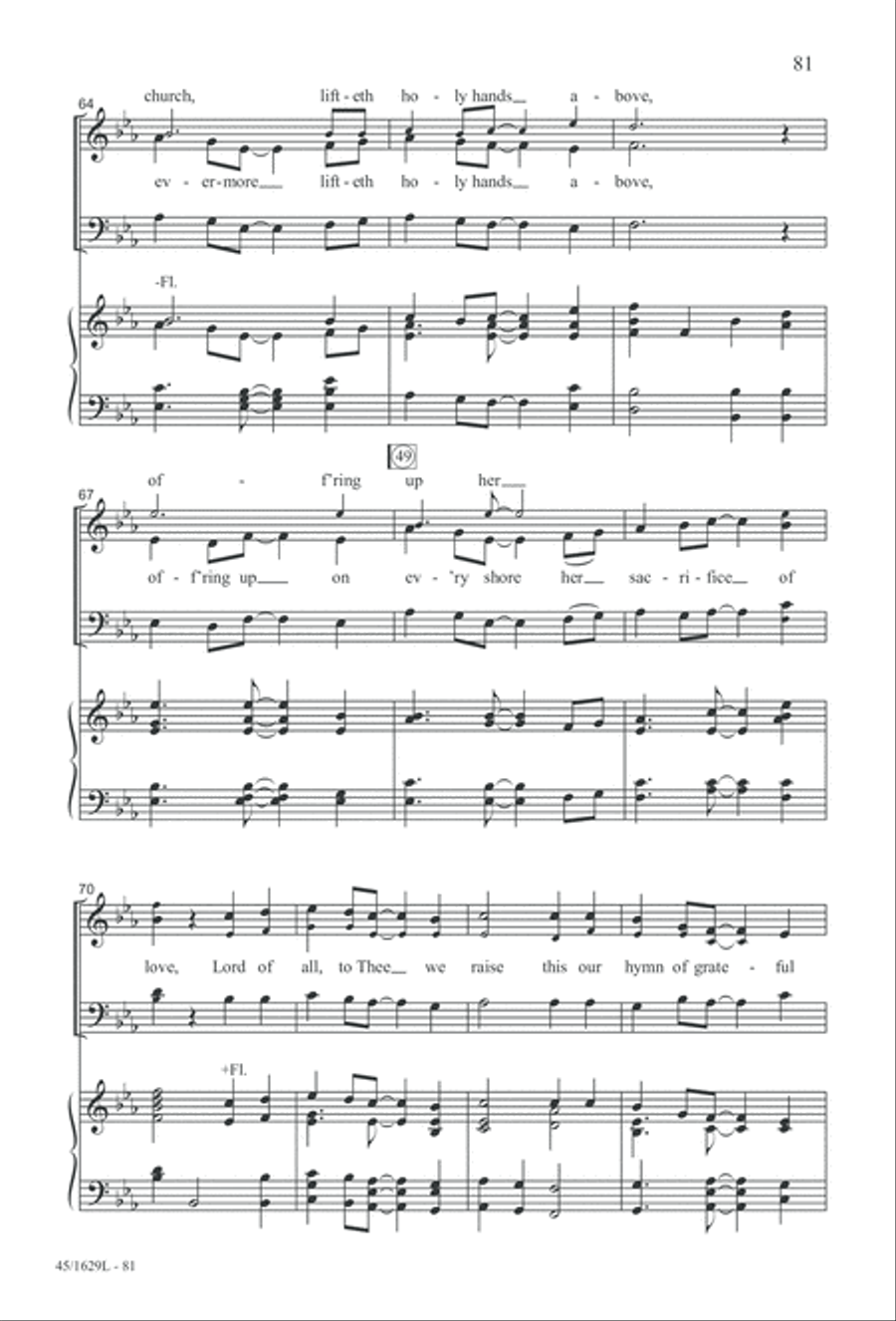 Hymns We Love to Sing, Vol. 2 3-Part scores gallery preview page 81