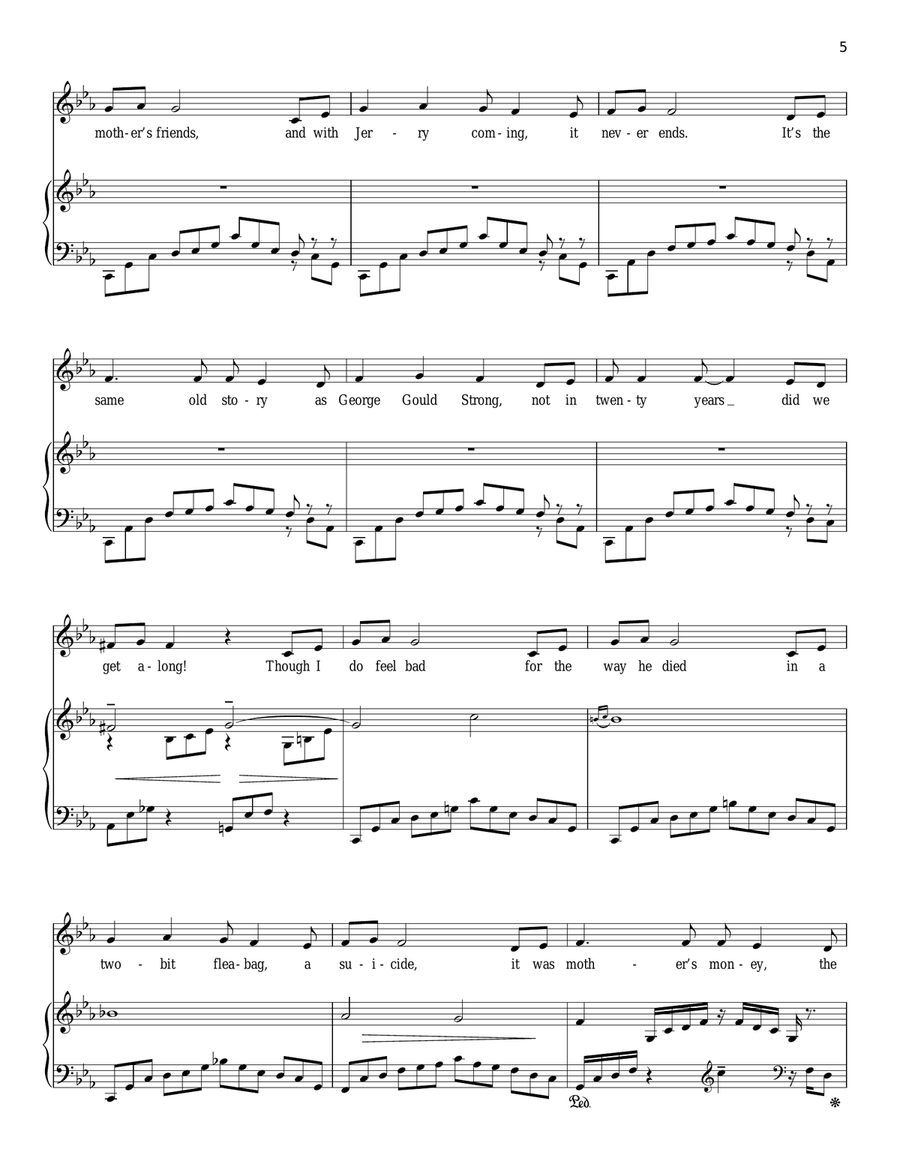 Around The World Piano, Vocal scores gallery preview page 5