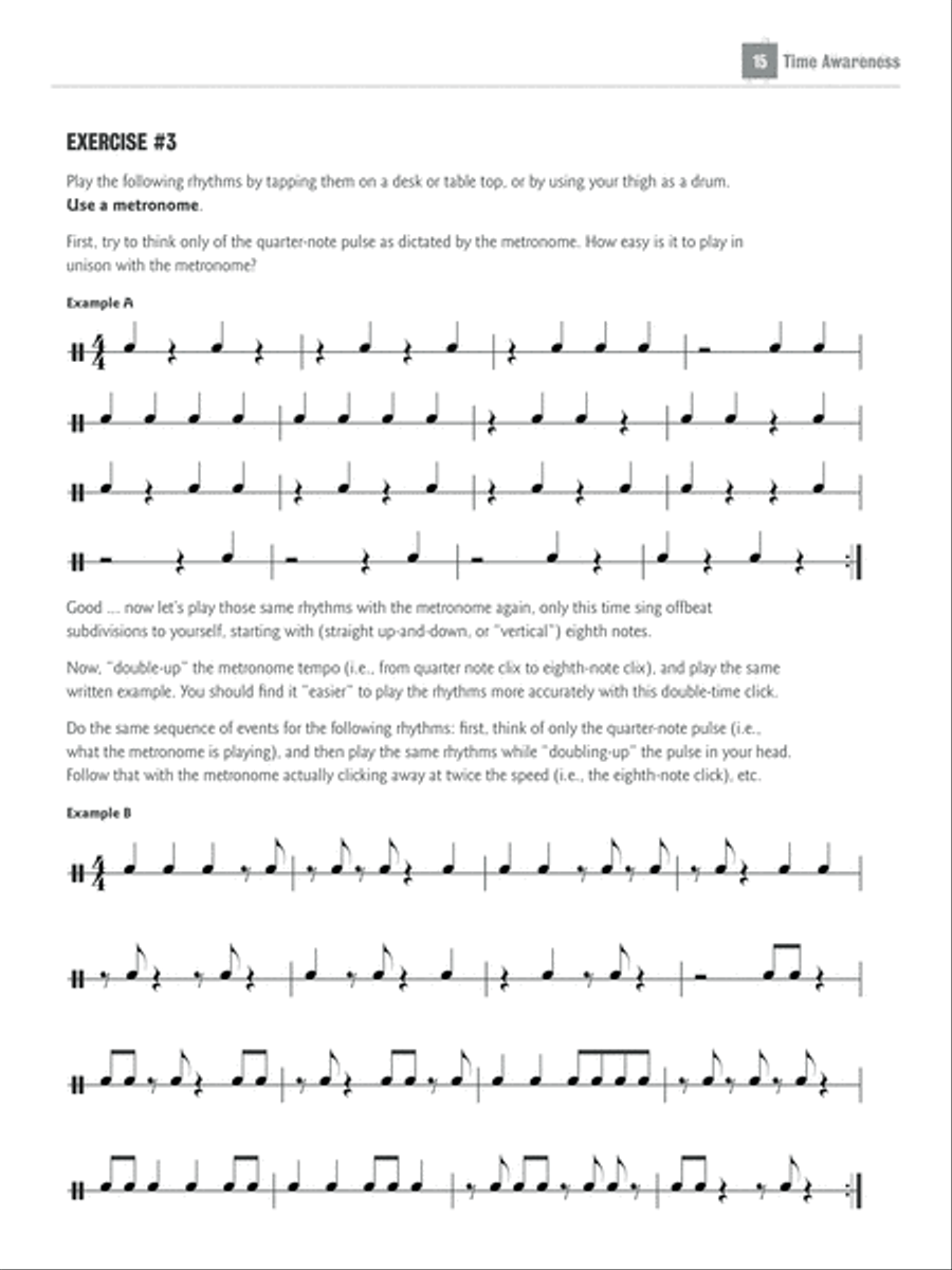 Time Awareness for all Musicians Percussion scores gallery preview page 8