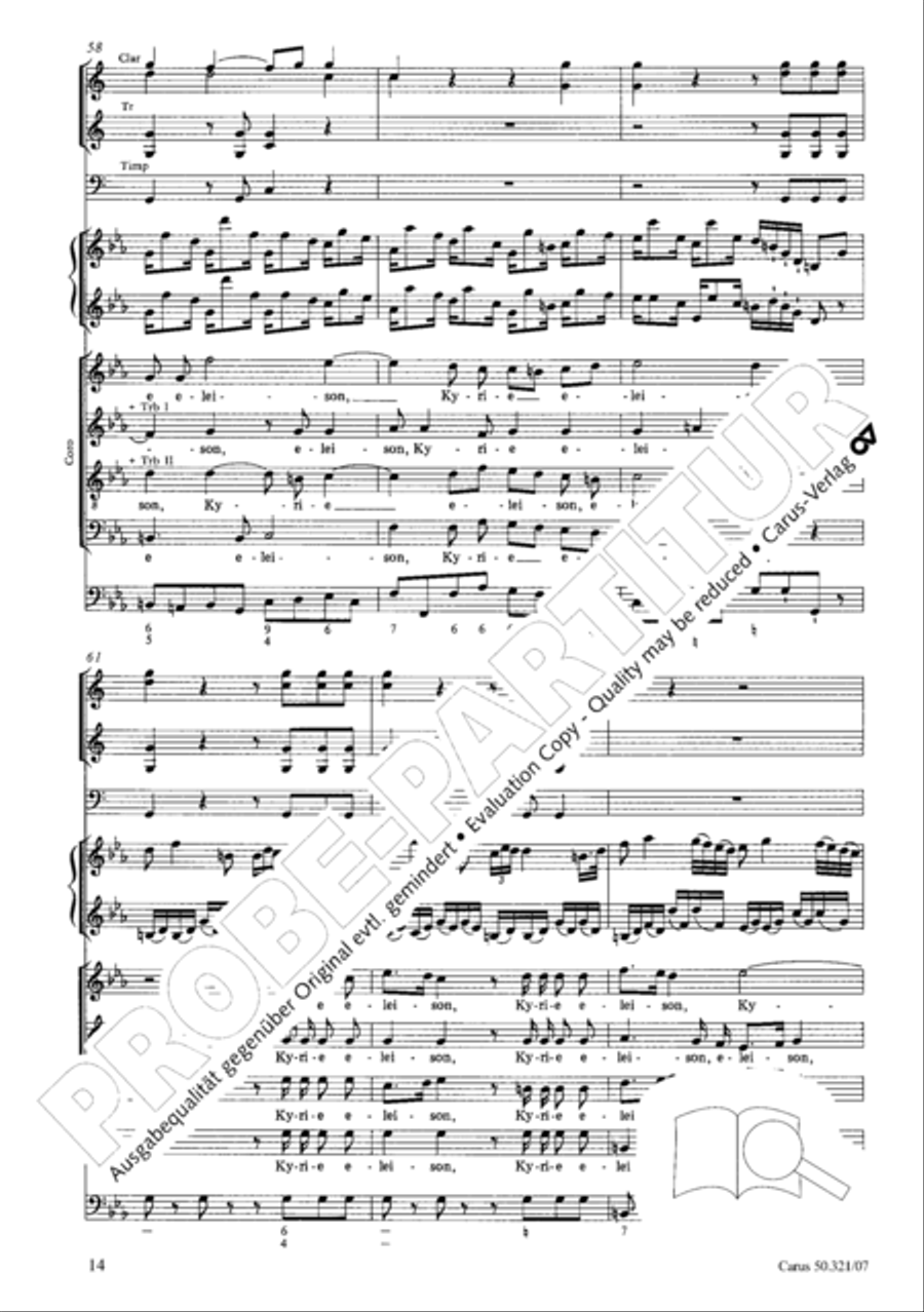 Requiem in C minor Requiem in C minor 4-Part scores gallery preview page 21
