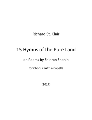 Book cover for 15 Pure Land Hymns on Poems by Shinran Shonin