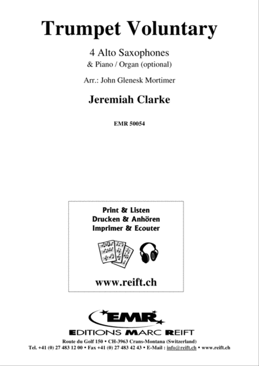 Trumpet Voluntary Alto Saxophone scores gallery preview page 2