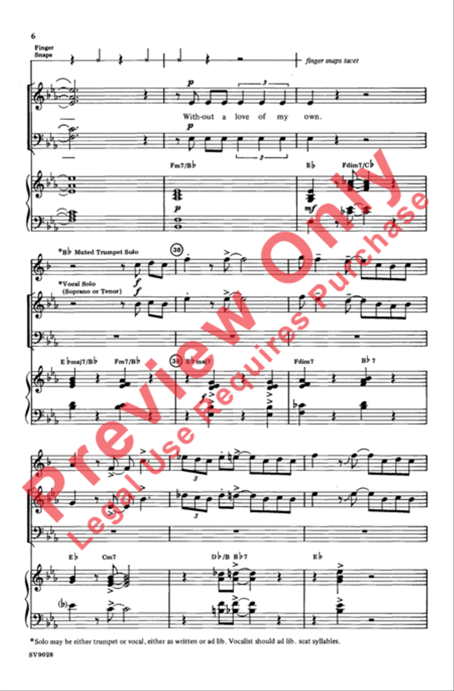 Blue Moon Blue Moon 4-Part scores gallery preview page 6