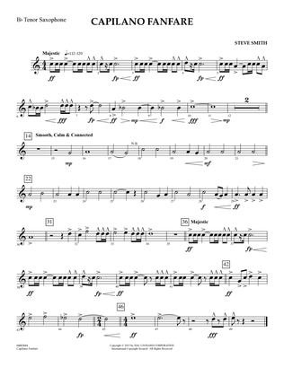 Capilano Fanfare (Digital Only) - Bb Tenor Saxophone