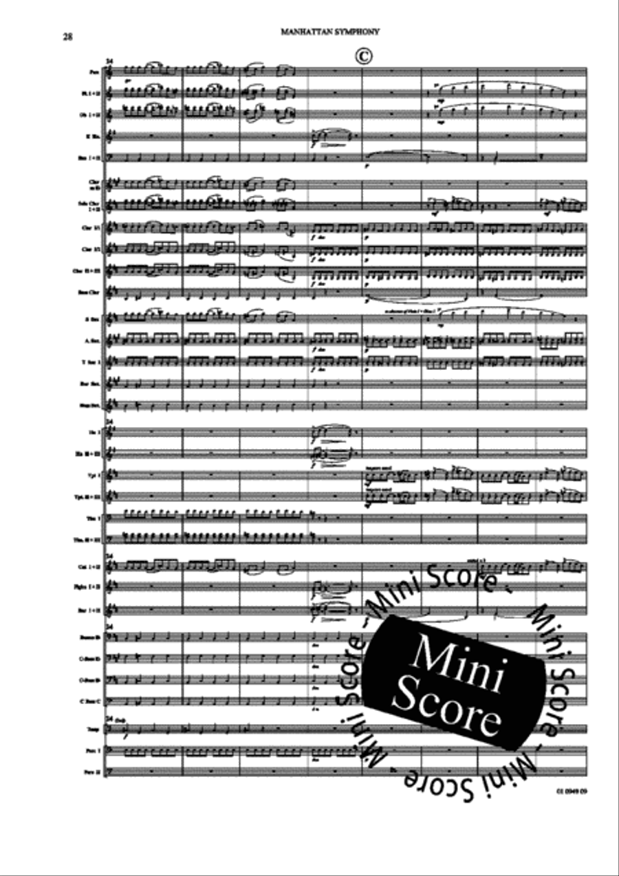 Manhattan Symphony Concert Band scores gallery preview page 32